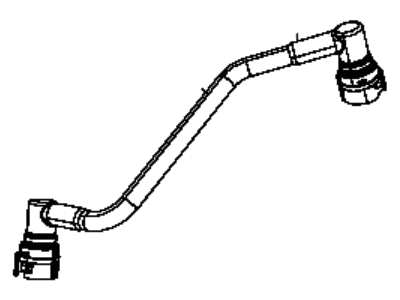 Jeep 53032856AB TUBE Crankcase Vent To Intake Manifold