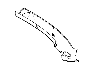 Chrysler KM33DX9AB Header Trim