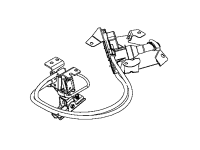 Ram 68273016AA WINCH Spare Tire Carrier