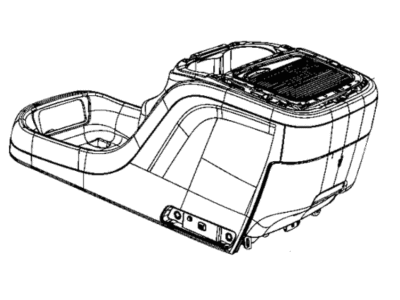 Chrysler 6ZA353X9AB CONSOLE Floor