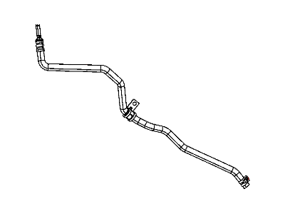 Jeep 5105989AI HOSE AND COOLER Power Steering Return