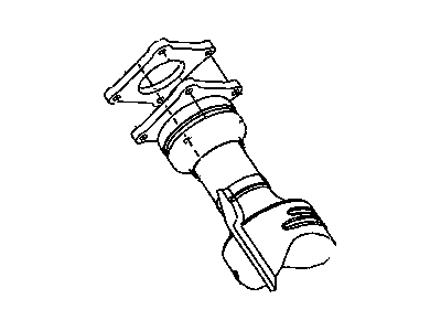5085660AB Mopar Converter Catalytic Illustration 1 of 1