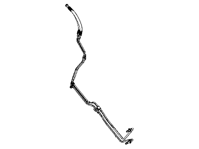 Ram 55056859AA HOSE AND TUBE Oil Cooler Pressure and Return