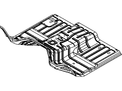 Mopar 68036568AB Pan Front Floor