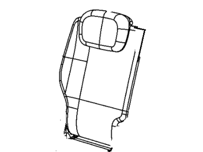 Mopar 1RE401DVAA Cover Rear Seat Back
