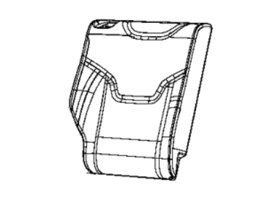 Mopar 7AE05DX9AB Cover Rear Seat Back 2ND Row Right Mopar 7AE05DX9AB Cover Rear Seat Back 2ND Row Right