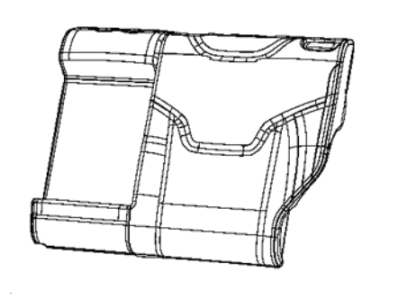 Mopar 7AE06DX9AB Cover Rear Seat Back 2ND Row Left Mopar 7AE06DX9AB Cover Rear Seat Back 2ND Row Left