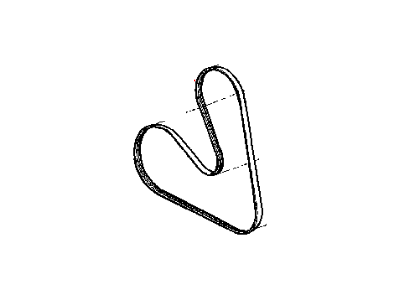4668382AB Mopar Belt Accessory Drive Illustration 1 of 1
