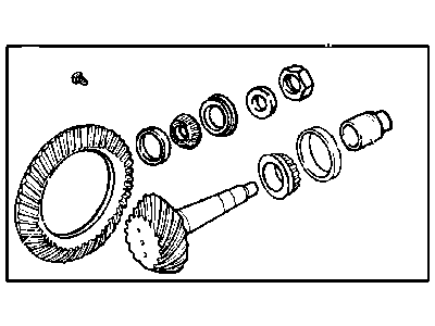 Dodge 5010321AC GEAR KIT Ring And Pinion