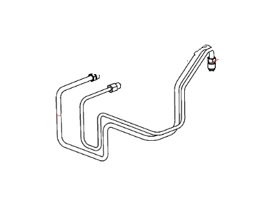 Jeep 52129151AC TUBE ASSEMBLY, BRAKE Master Cylinder to HCU Secondary