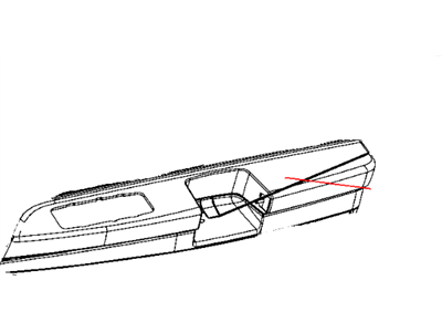 Ram 1YJ99LTUAA PANEL Front Door Trim