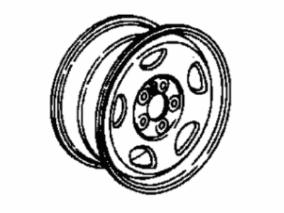 Dodge 4582184 Wheel, Spare