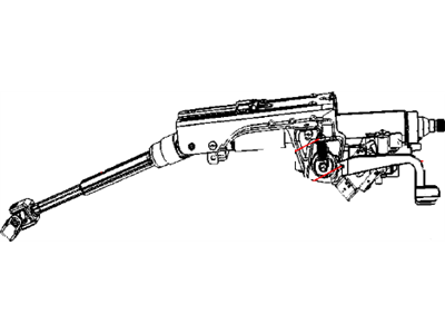 Jeep 5057279AM COLUMN Steering
