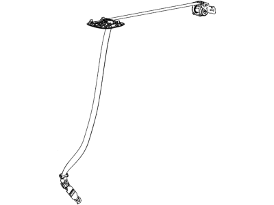 Chrysler 5LA42PD2AG SEAT BELT Rear Center