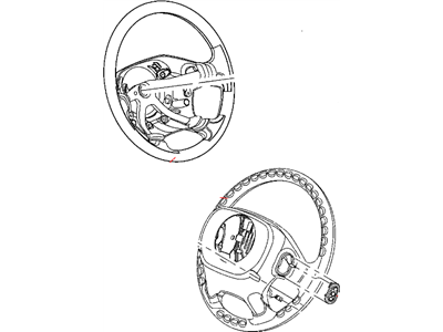 5GS271L8AE Mopar Wheel Steering Illustration 1 of 1