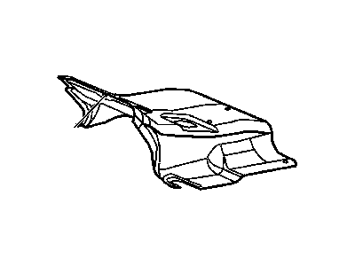 Mopar 55277297AA Silencer Floor Pan Front Tunnel