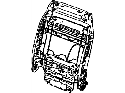 Chrysler 4610334AA FRAME Front Seat Back