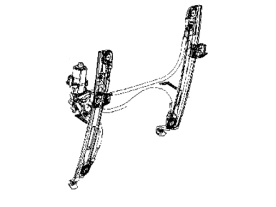 Dodge 68022119AA Window Regulator