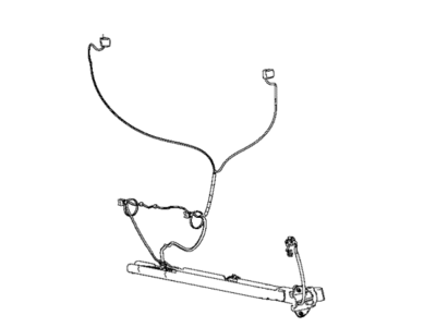 Mopar 68461500AA Wiring Rear Door Right 68461500AA Mopar Wiring Rear Door Right Illustration 1 of 1