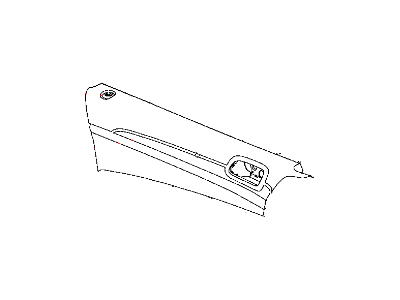 Mopar 1VU031XTAA Panel Front Door Trim