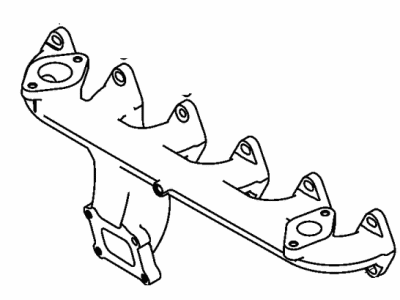 Ram 68444859AA MANIFOLD Exhaust