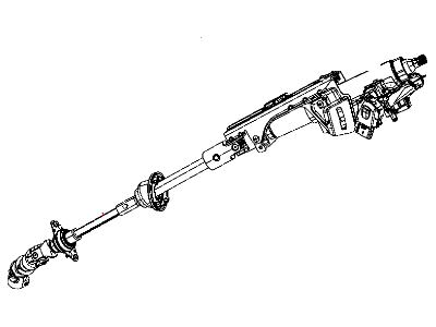 Jeep 5057349AD COLUMN Steering