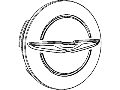 Mopar 1LB74SZ0AB Cap Wheel Center