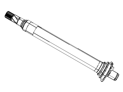 Mopar 52123566AB Shaft Intermediate 52123566AB Mopar Shaft Intermediate Illustration 1 of 1