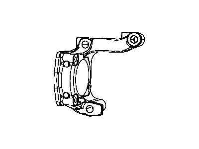 Mopar 68078555AA Bracket Drive Shaft Center Bearing 68078555AA Mopar Bracket Drive Shaft Center Bearing Illustration 1 of 1