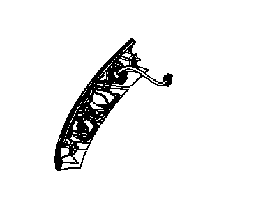 Mopar 1WJ71AXRAA Applique License Lamp