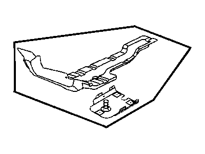 Mopar 55362388AA Panel Underbody Front