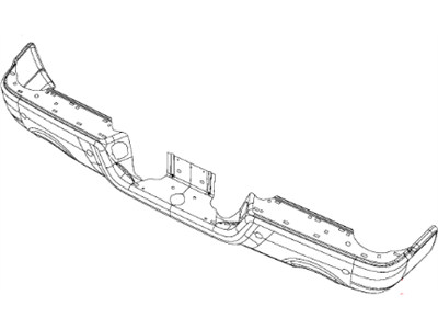 Ram 68271597AA BUMPER Step