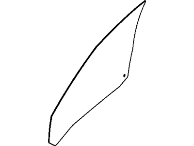 Chrysler 5074010AC GLASS Front Door