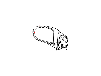 Jeep 5155457AD MIRROR Outside Rearview