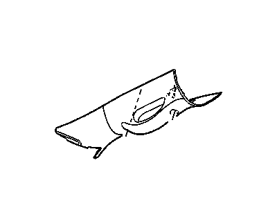 Jeep 5HS27BDXAI MOLDING A PILLAR