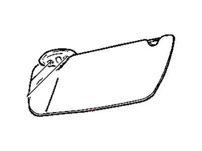 Dodge ZC361D1AB VISOR