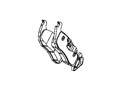 Dodge 2AMV4386AB PAD KIT Rear Disc Brake