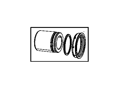 Jeep 68052375AA Caliper Overhaul Kit