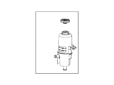 Ram 68193090AB RESERVOIR Power Steering Fluid