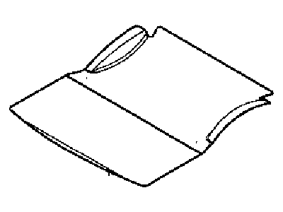 Dodge 55315147AH CARPET Luggage Compartment Spare Tire Cover