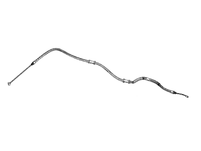 Mopar 68289536AB Cable Parking Brake, Rear