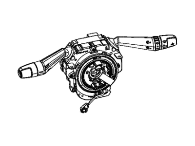 Jeep 6BZ86LXHAB CLOCKSPRING Steering Column Control Module