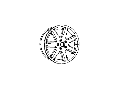 Jeep 1TB80AAAAA WHEEL Aluminum