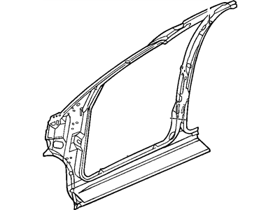 Mopar 4717420 Weatherstrip Front Door Body Mounted