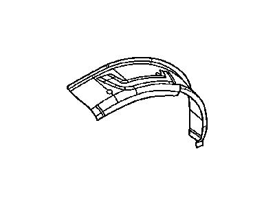 Mopar 5099631AA Wheelhouse Rear Outer
