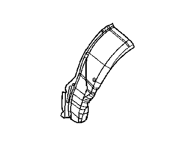 Mopar 5099629AA Wheelhouse Rear Outer