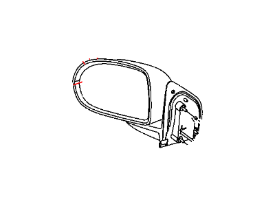 Mopar 5115047AF Mirror Outside, Rearview, Electric, Heated Mopar 5115047AF Mirror Outside, Rearview, Electric, Heated