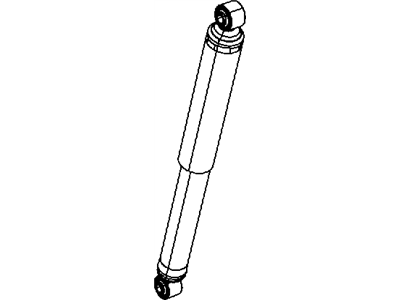 Dodge 52122226AC SHOCK ABSORBER Suspension Rear
