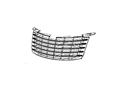 Chrysler ZG98GPLAD GRILLE Radiator