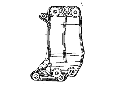 Mopar 68148382AA Bracket Engine Mount Right Side Mopar 68148382AA Bracket Engine Mount Right Side